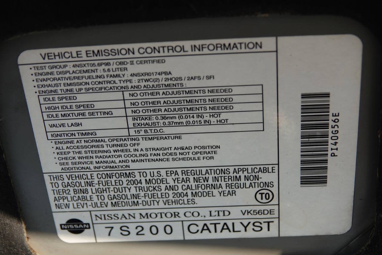 Used 2004 Nissan Titan XE w/ (PRF) Preferred Pkg AWD/4WD image 97