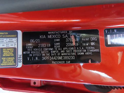 Used 2021 Kia Forte GT-Line w/ GT-Line Premium Package FWD image 25
