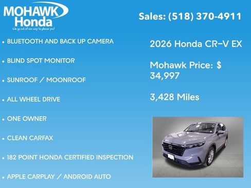 Certified 2026 Honda CR-V EX image 8