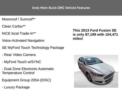 Used 2013 Ford Fusion SE FWD image 4