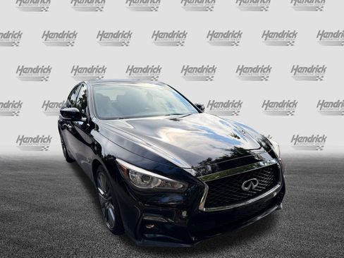 Used 2018 INFINITI Q50 Red Sport 400 w/ Sensory Package (Sport) AWD/4WD image 2