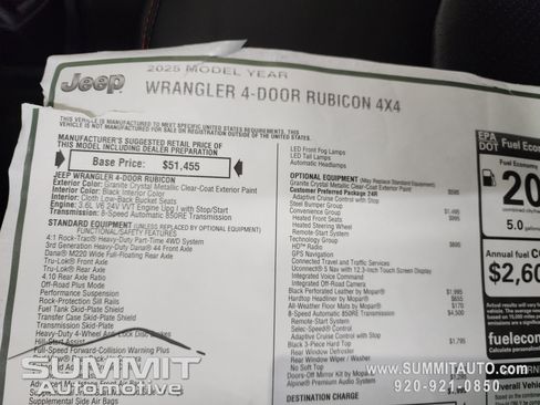 New 2025 Jeep Wrangler Unlimited Rubicon w/ Steel Bumper Group image 10