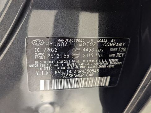 Certified 2024 Hyundai Sonata SEL w/ Convenience Package FWD image 29