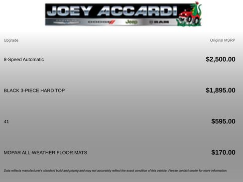 New 2026 Jeep Wrangler Sport image 3