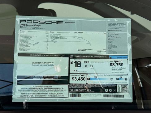 New 2026 Porsche Cayenne S image 33