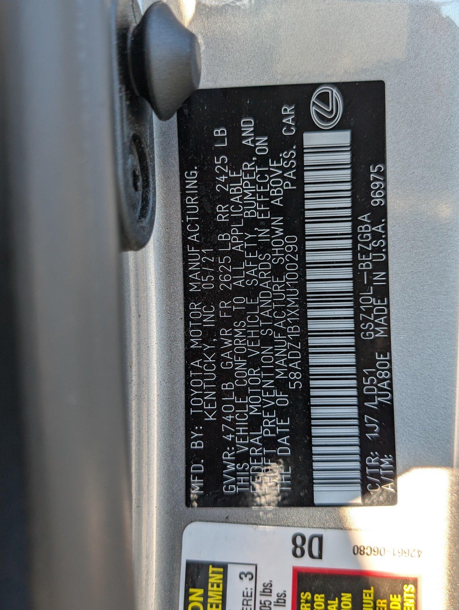 Used 2021 Lexus ES 350 w/ Premium Package FWD image 13