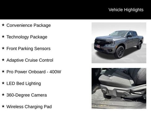 New 2026 Ford Ranger XLT w/ Technology Package AWD/4WD image 8