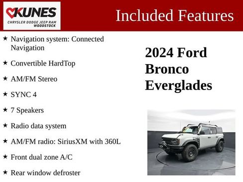Used 2024 Ford Bronco Everglades AWD/4WD image 3
