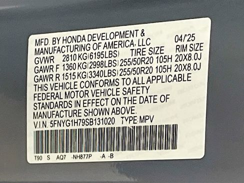 Used 2025 Honda Pilot Touring image 35