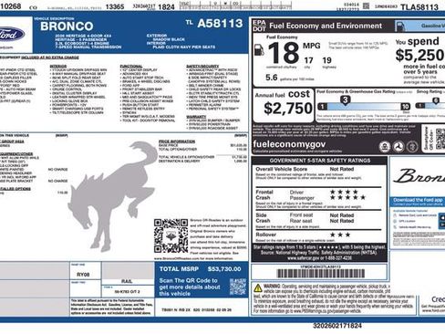 New 2026 Ford Bronco Heritage Edition image 30