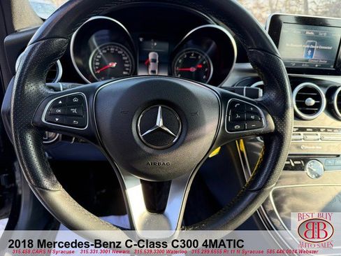Used 2018 Mercedes-Benz C 300 4MATIC Sedan w/ Premium Package image 11