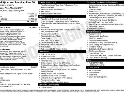 Certified 2023 Audi Q4 e-tron Premium Plus w/ Premium Plus AWD/4WD image 30
