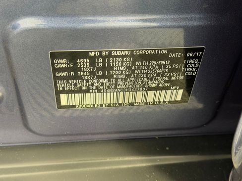 Used 2017 Subaru Outback 2.5i Limited image 21