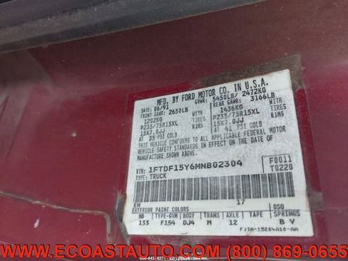 Used 1991 Ford F150 2WD Regular Cab image 10