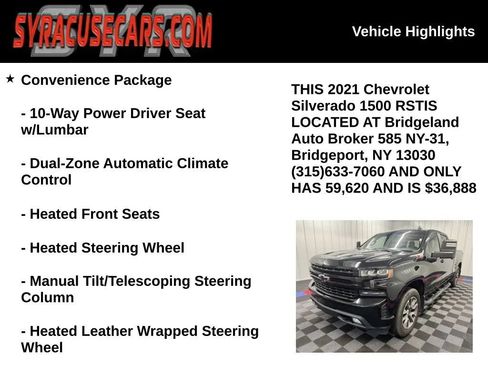 Used 2021 Chevrolet Silverado 1500 RST w/ True North Edition Plus AWD/4WD image 5