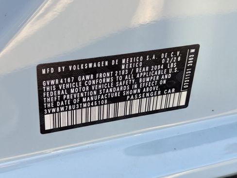 New 2026 Volkswagen Jetta Sport image 35