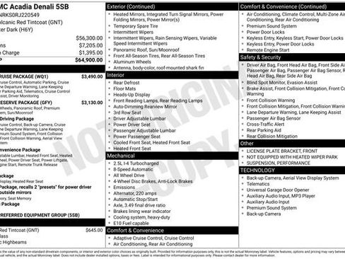 Used 2024 GMC Acadia Denali w/ Super Cruise Package image 9