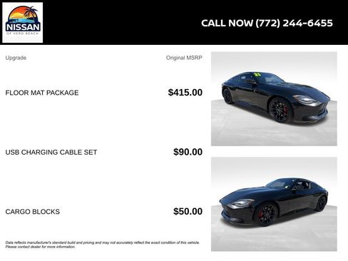 Certified 2025 Nissan Z Performance w/ Floor Mat Package RWD image 6