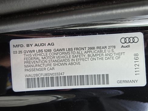 Certified 2025 Audi A5 2.0T Premium Plus w/ Premium Plus AWD/4WD image 34