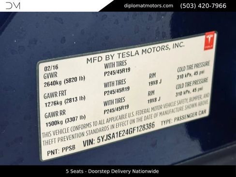 Used 2016 Tesla Model S 90D AWD/4WD image 45