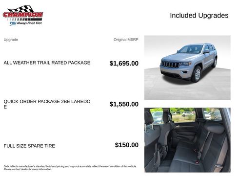 Used 2019 Jeep Grand Cherokee Laredo AWD/4WD image 7