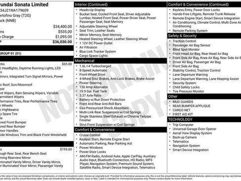 Used 2022 Hyundai Sonata Limited FWD image 2