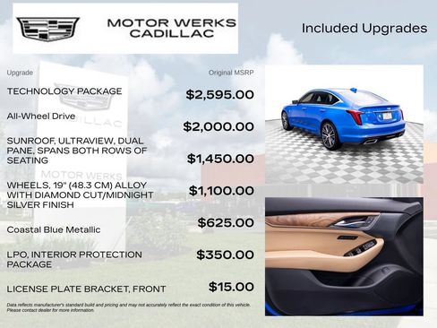 Used 2026 Cadillac CT5 Premium Luxury w/ Technology Package AWD/4WD image 4