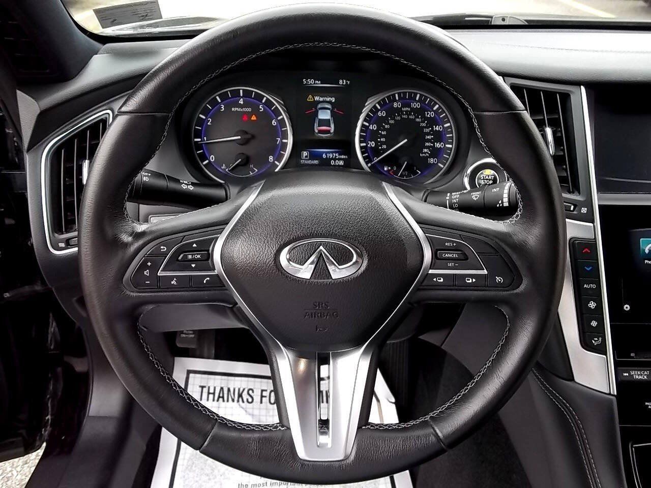 Used 2017 INFINITI Q60 2.0t w/ Cargo Package AWD/4WD image 9