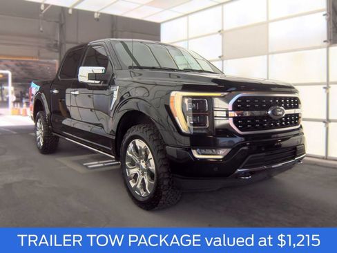 Used 2022 Ford F150 Platinum w/ Trailer Tow Package AWD/4WD image 3
