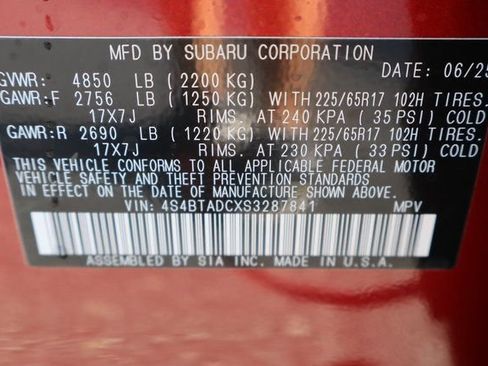 Used 2025 Subaru Outback Premium w/ Popular Package #1 AWD/4WD image 22