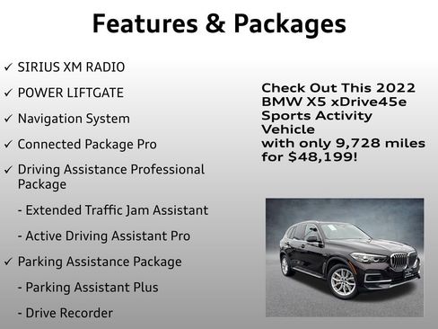 Used 2022 BMW X5 xDrive45e image 8