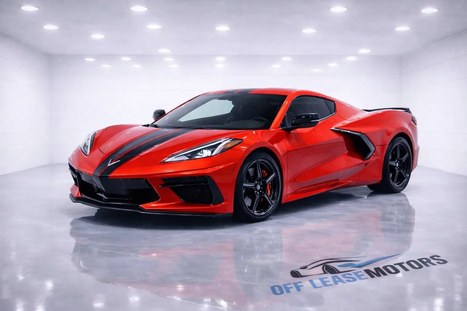 Used 2021 Chevrolet Corvette Stingray Preferred Cpe w/ Z51 Performance Package RWD image 1