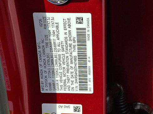 New 2026 Honda CR-V LX image 20