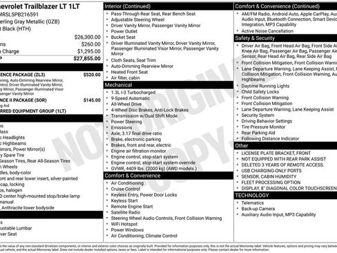 Used 2023 Chevrolet TrailBlazer LT w/ Convenience Package image 34