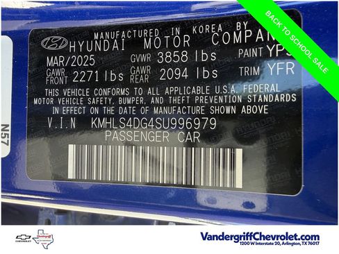 Used 2025 Hyundai Elantra SEL FWD image 26