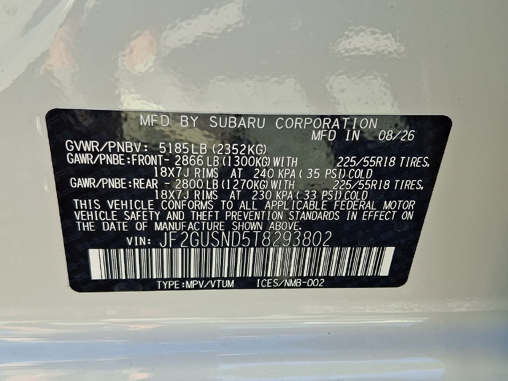 New 2026 Subaru Crosstrek 2.5i Limited AWD/4WD image 10