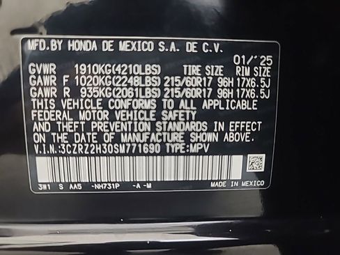 Used 2025 Honda HR-V LX image 37
