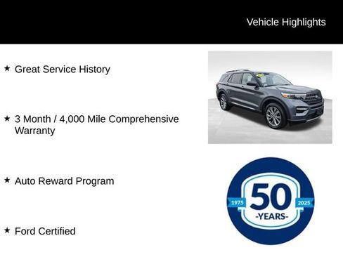 Certified 2023 Ford Explorer XLT w/ Equipment Group 202A AWD/4WD image 7