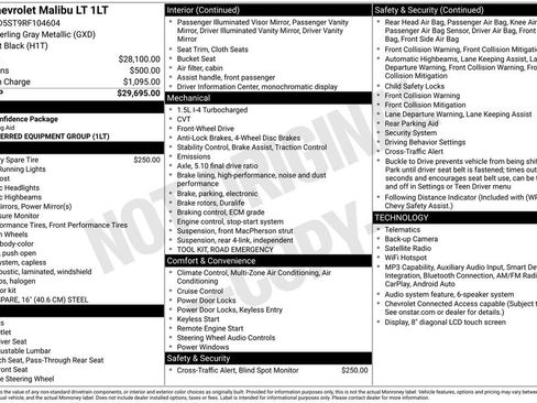 Used 2024 Chevrolet Malibu LT FWD image 11