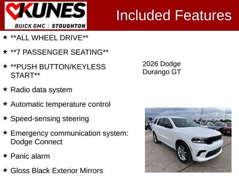 Used 2026 Dodge Durango GT AWD/4WD image 3