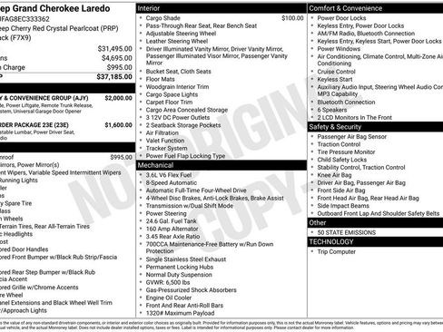 Used 2014 Jeep Grand Cherokee Laredo w/ Security & Convenience Group image 34