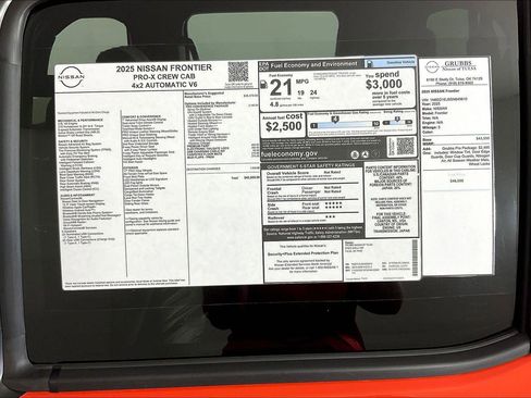 New 2025 Nissan Frontier Pro-X w/ Pro Convenience Package image 29
