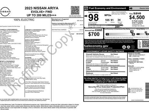 Used 2023 Nissan Ariya FWD image 50