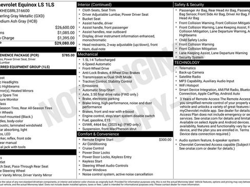 Used 2024 Chevrolet Equinox LS w/ LS Convenience Package FWD image 2