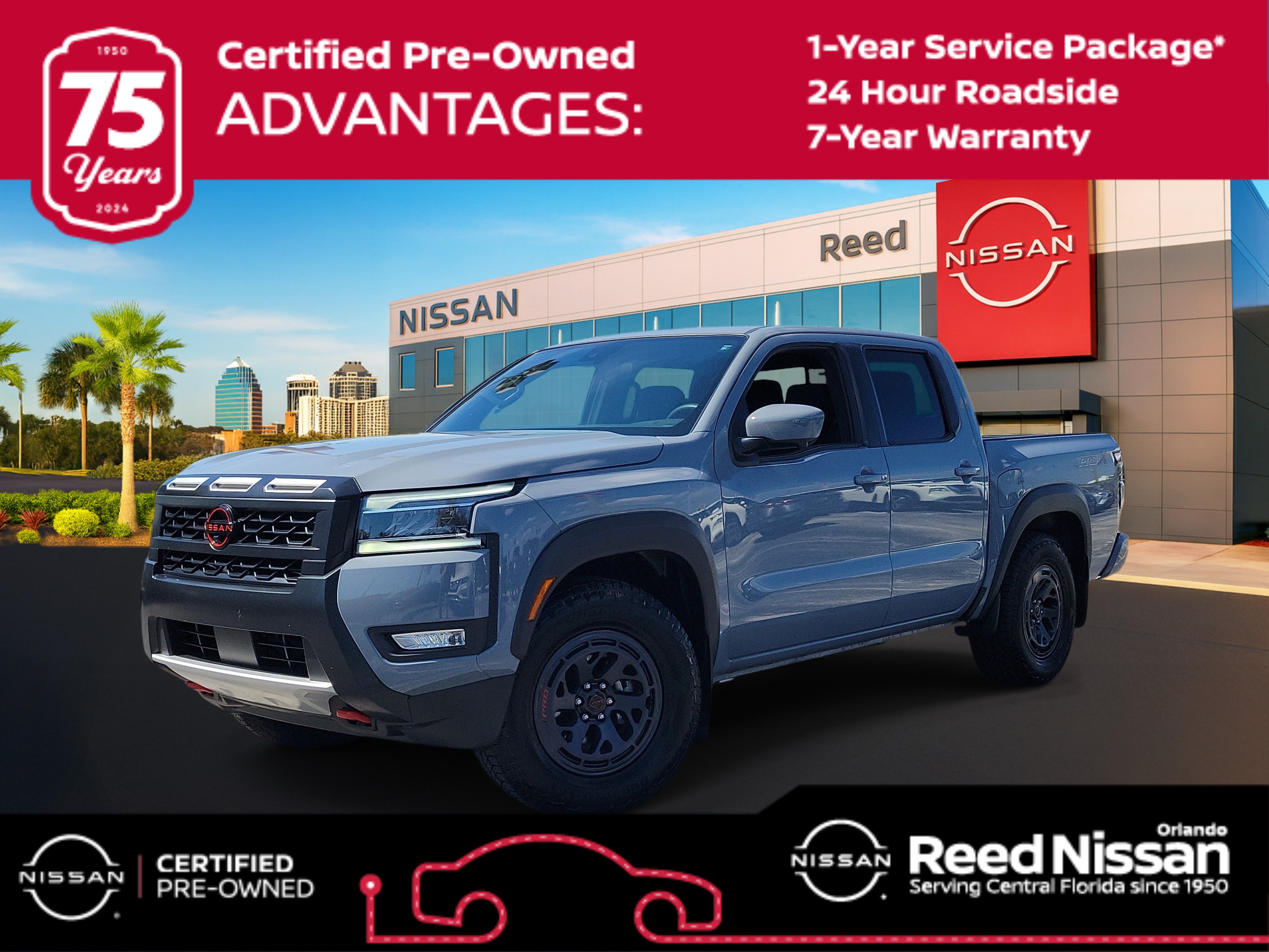 Certified 2025 Nissan Frontier Pro-X w/ Pro Convenience Package RWD image 1