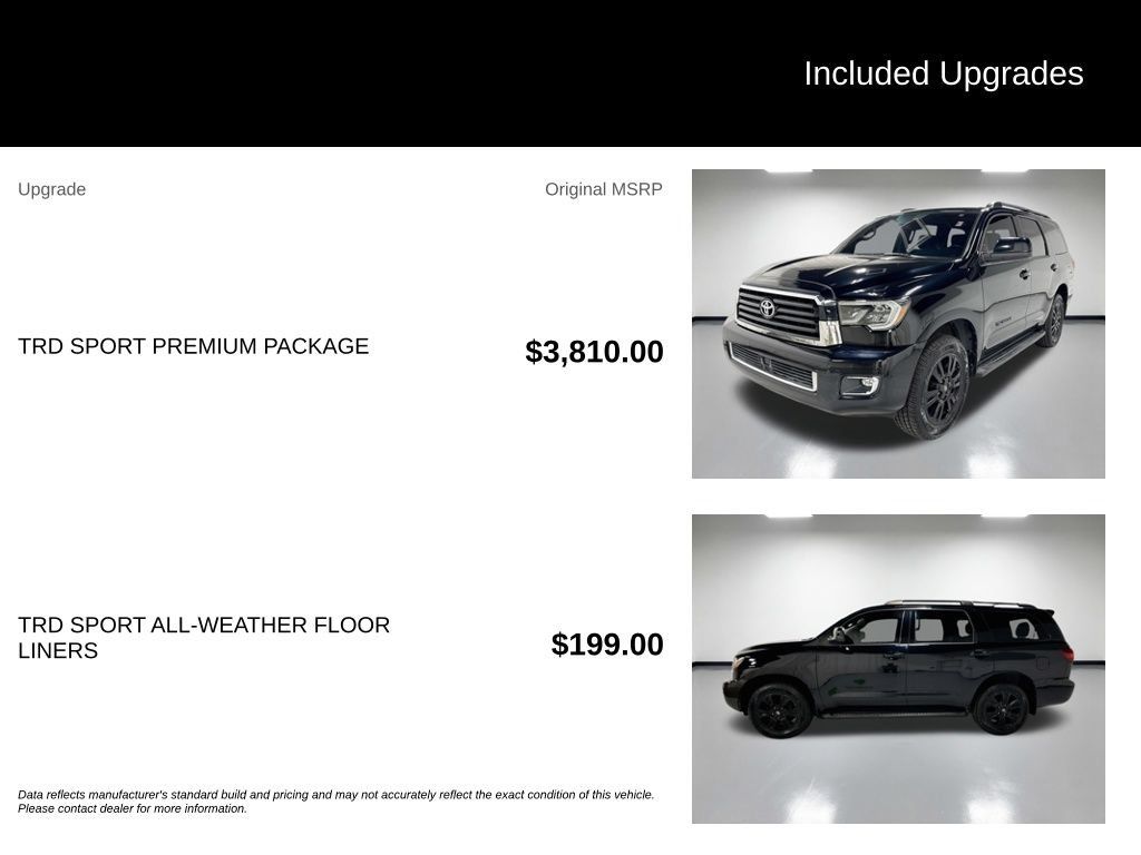 Used 2019 Toyota Sequoia TRD Sport w/ TRD Sport Premium Package AWD/4WD image 7