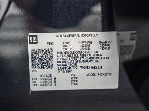 Used 2022 Chevrolet Tahoe High Country image 34