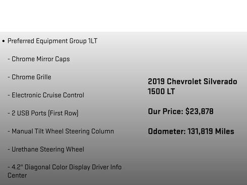 Used 2019 Chevrolet Silverado 1500 LT w/ All-Star Edition AWD/4WD image 18