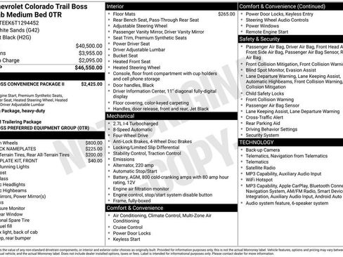 New 2026 Chevrolet Colorado Trail Boss AWD/4WD image 5