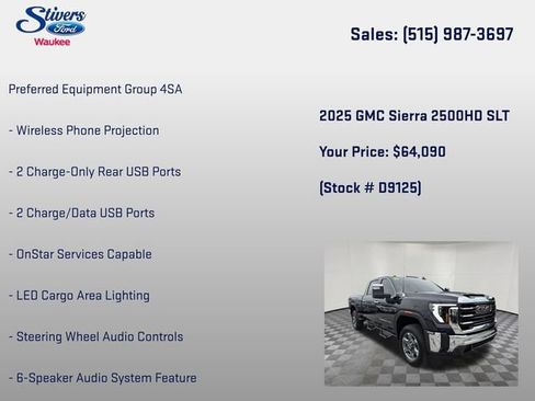 Used 2025 GMC Sierra 2500 SLT AWD/4WD image 22